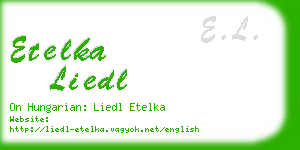 etelka liedl business card